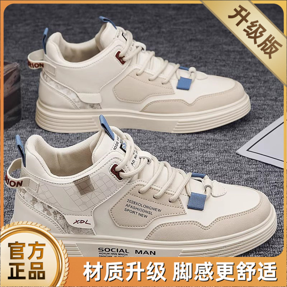 Men s shoes autumn versatile casual sports board shoes 2025 new work clothes Martin boots summer trendy shoes image 17