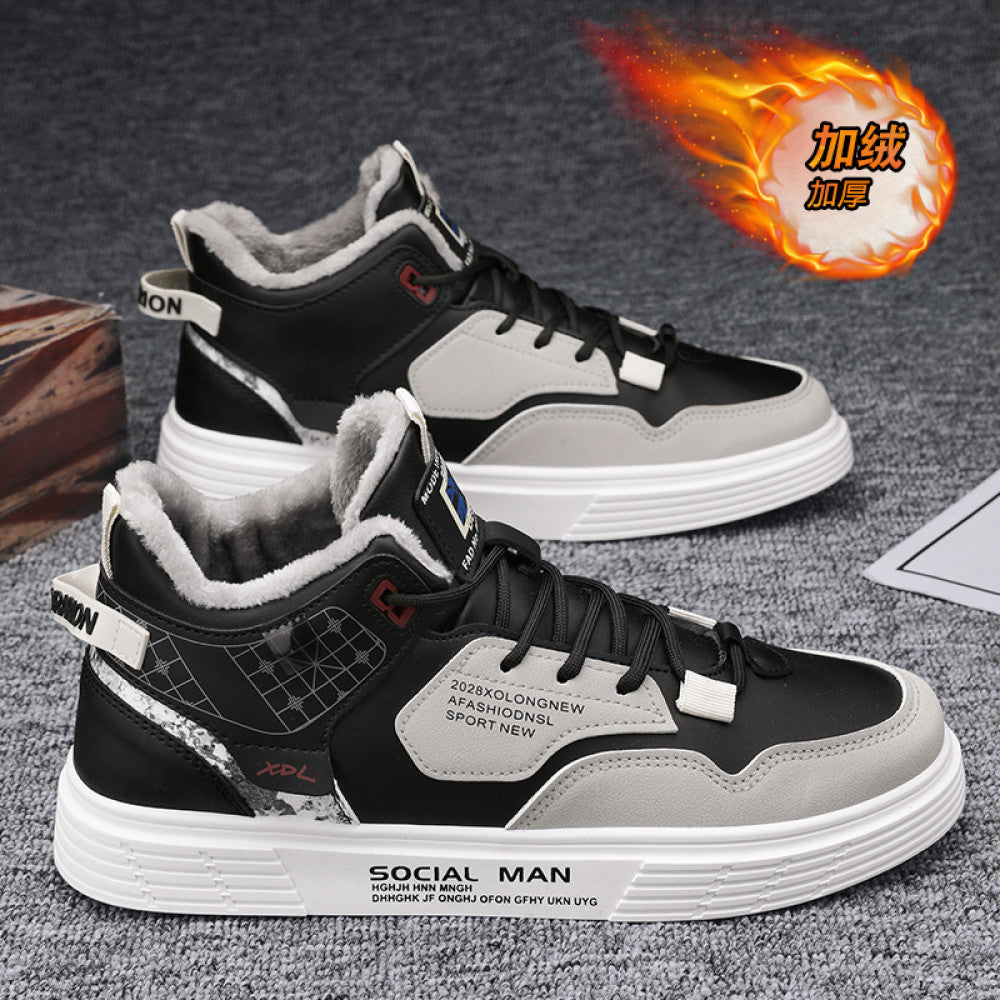 Men s shoes autumn versatile casual sports board shoes 2025 new work clothes Martin boots summer trendy shoes image 107