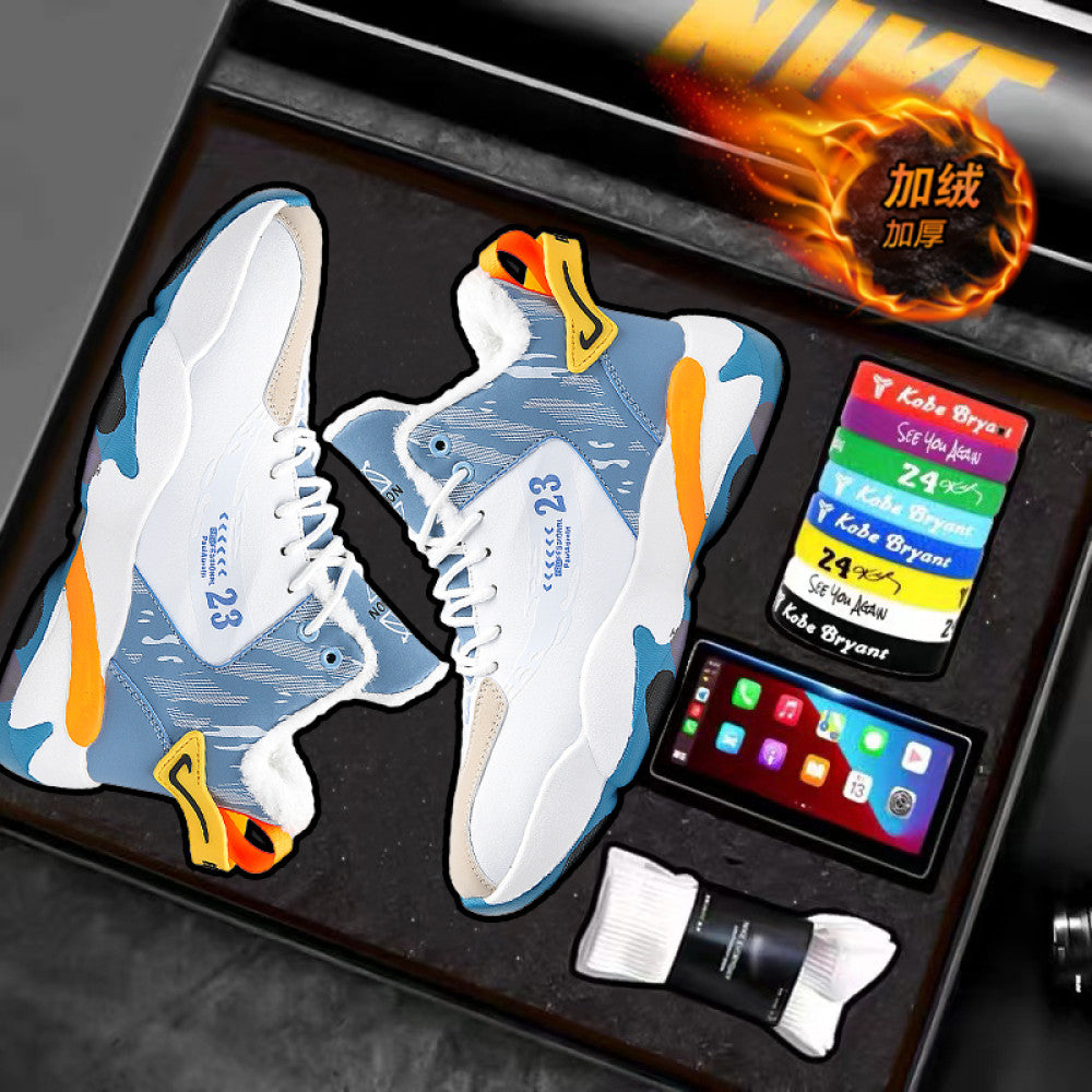 Putian men s shoes 2025 new versatile casual junior high school promotion summer basketball sports thick soled anti slip running shoes autumn