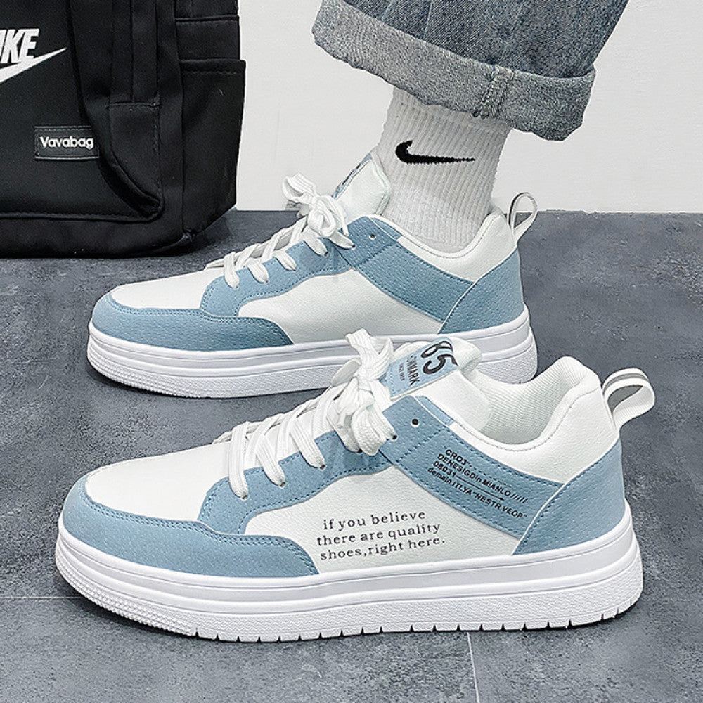 Men s shoes 2025 new summer trend versatile casual flat shoes sports Korean version trendy shoes for teenagers and students autumn image 3