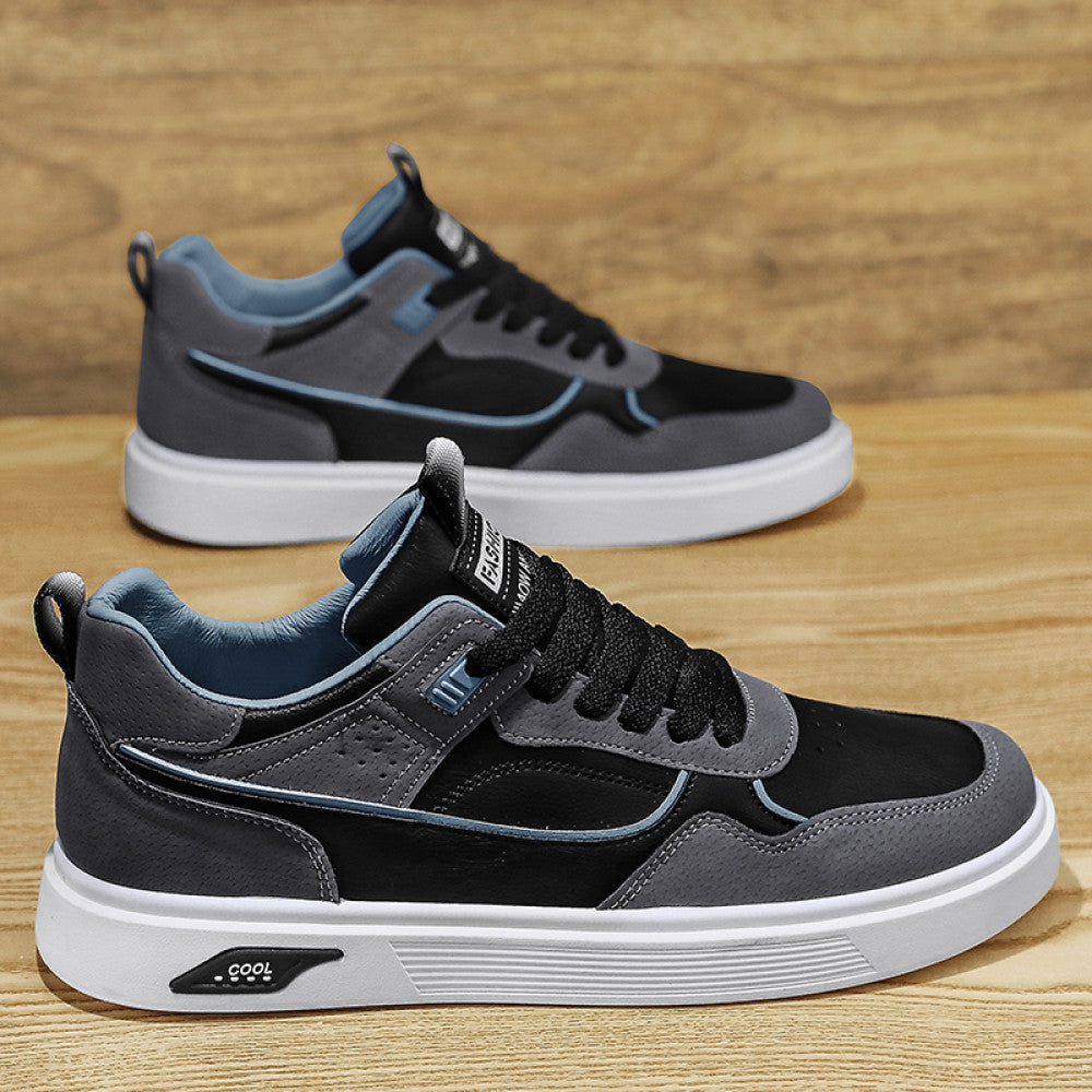 Work Men s Shoes Autumn 2025 New Waterproof Leather Face Youth Flat Shoes Summer Versatile Casual Sports Trendy Shoes image 64