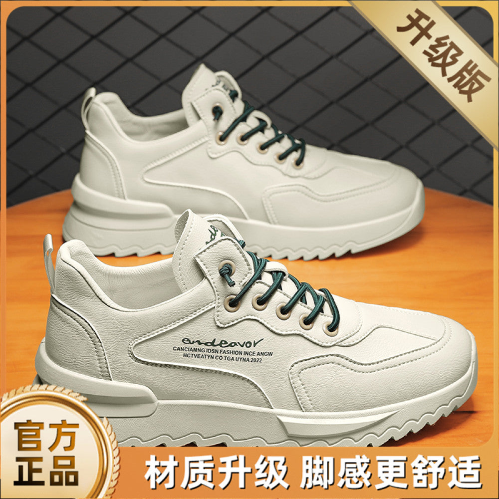 Chef Men s Shoes Summer Kitchen Work Labor Protection Leather Shoes Black Casual Sports Men s Waterproof and Anti slip Trendy Shoes Autumn image 42