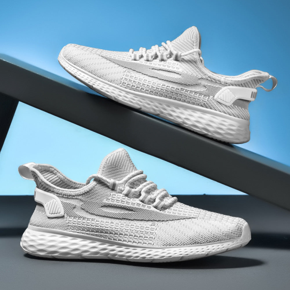Extra large size men s shoes 46 sports shoes 47 fat feet wide 48 summer fly woven breathable mesh casual running shoes men s