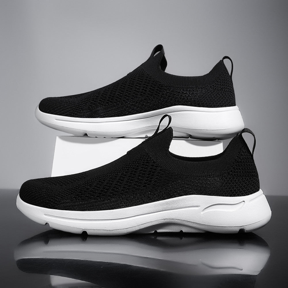 One step men s shoes summer breathable thin flying mesh mesh lightweight casual large size sports shoes men 464748 image 86