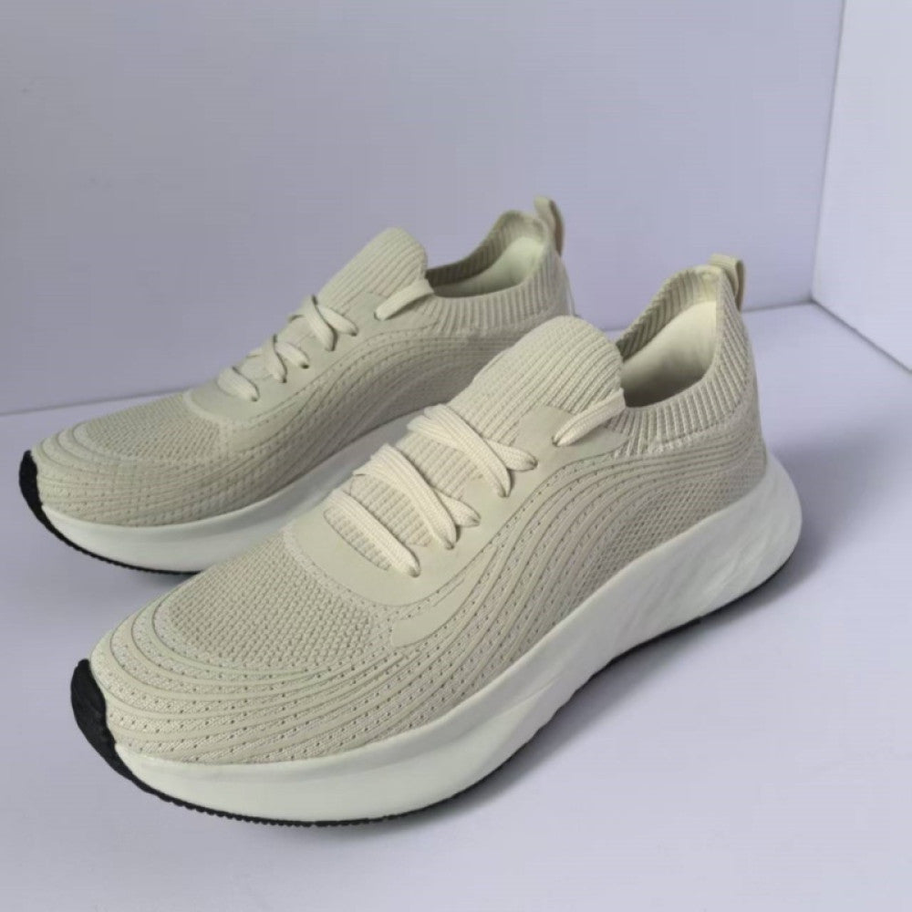 Spanish tail goods breathable mesh comfortable women s sports shoes non slip shock absorption thick sole shallow mouth casual jogging shoes image 27