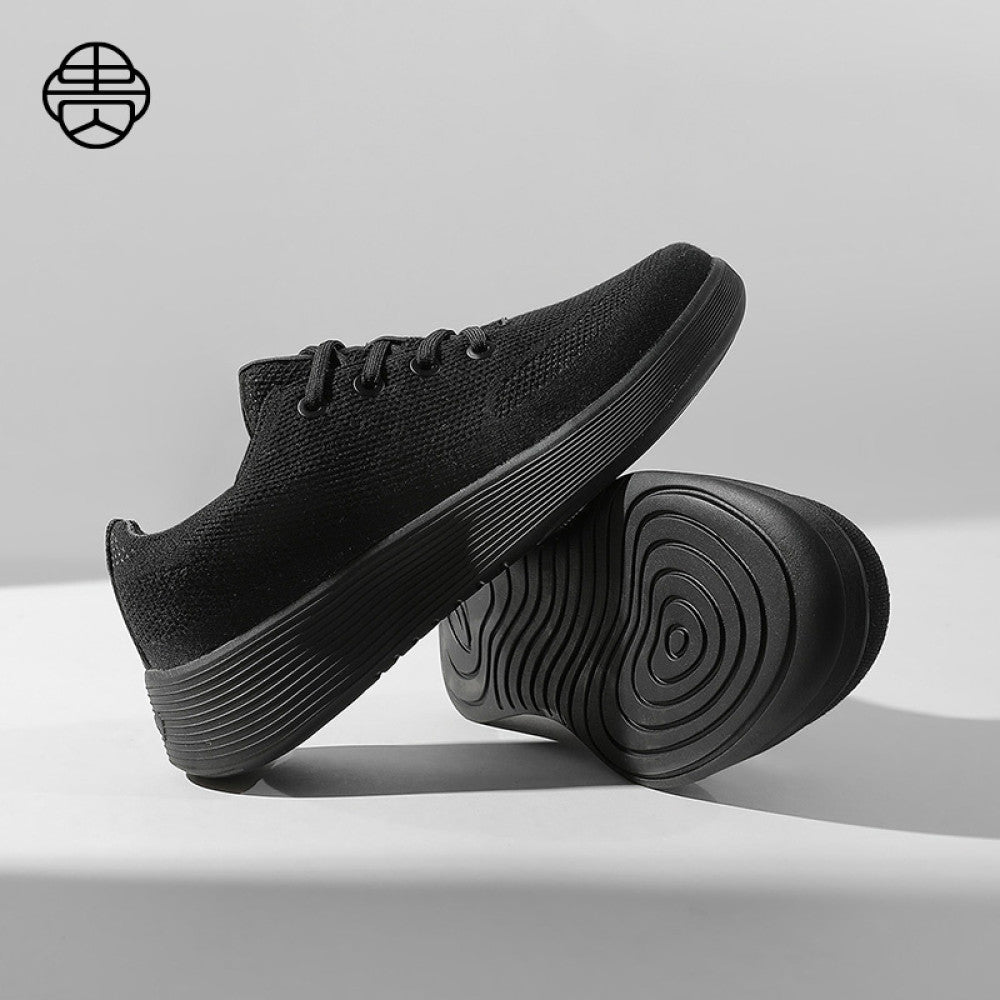 Noble Bird Summer Dad Shoes One Step Men s Shoes Breathable and Lightweight Casual Shoes Middle aged and Elderly Walking Shoes Elderly Shoes image 3