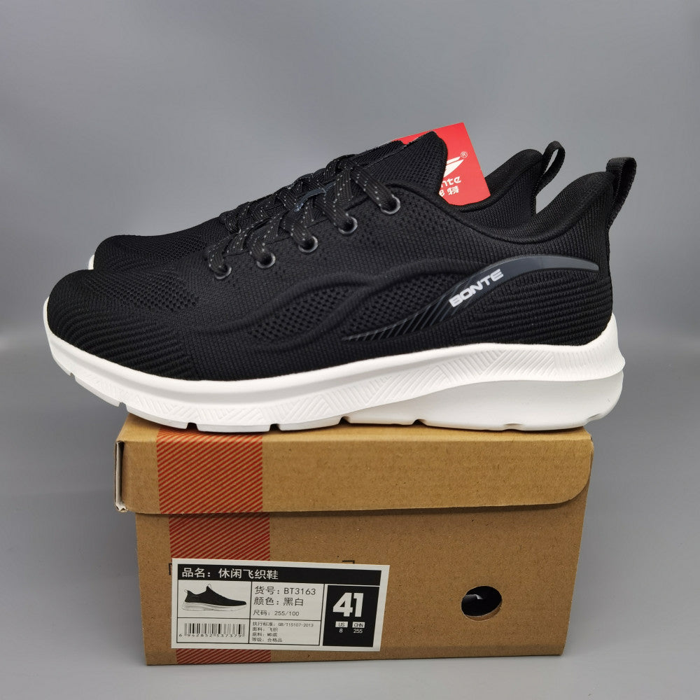 Brand shoes Bont men s classic new sports and casual mesh shoes men s Korean version trendy shoes men s flying woven white shoes image 32
