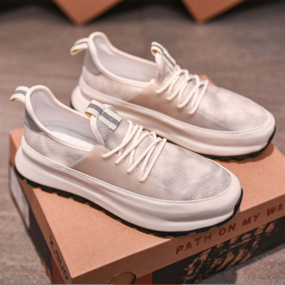 Zou Suo men s shoes genuine leather summer new versatile shoes comfortable breathable no smell foot shoes men s casual thick sole 3067 image 8