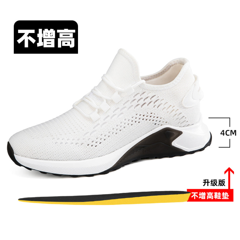 Sengao Fei woven shoes breathable mesh trendy shoes men s height increasing shoes 8cm sports and leisure versatile inner height increasing men s shoes 6cm image 103
