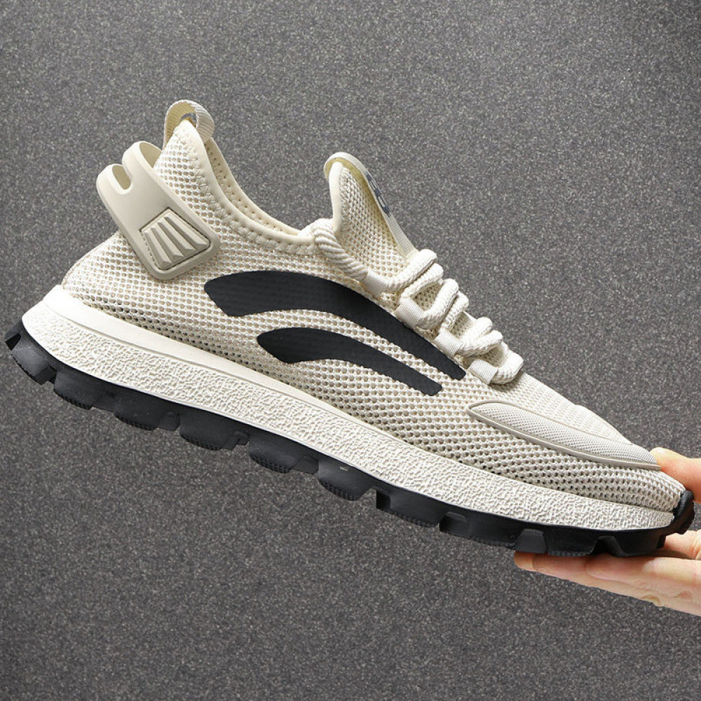 VIFIRFAR Flyknit Sports Shoes for Men Spring and Summer Breathable 2025 New Style Trendy and Versatile Mesh Surface Large Hole Mesh Shoes for Men image 12