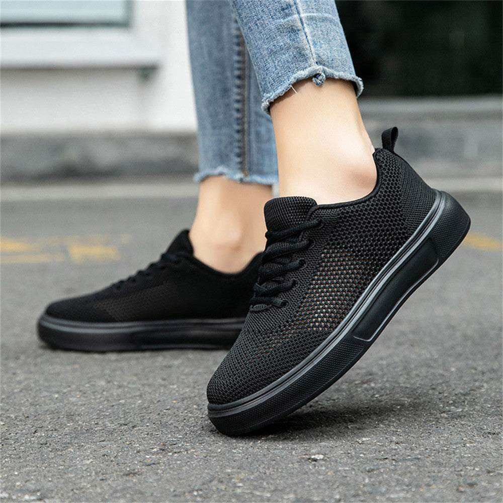2025 new men s shoes summer mesh breathable shoes Korean style couple casual white sneakers student sports shoes image 36