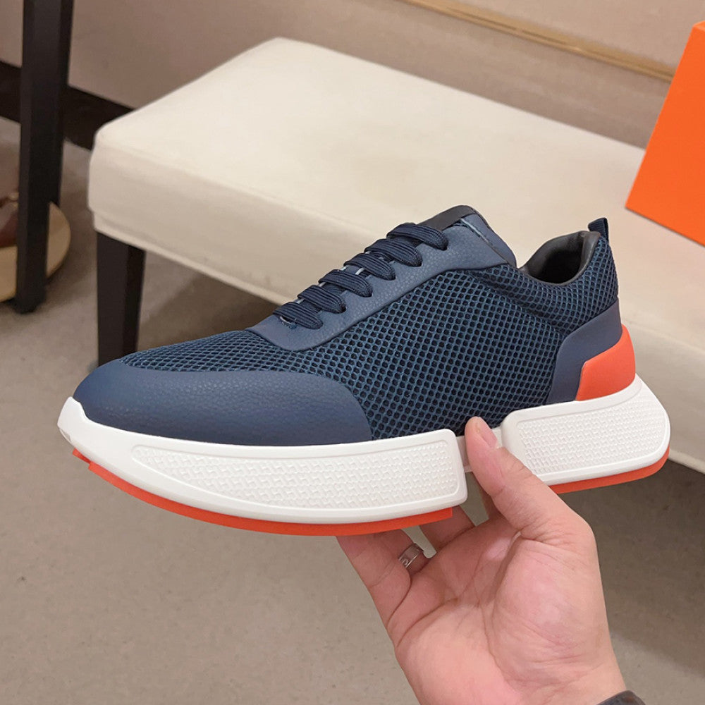 Bangjiani European Station Men s Shoes Board Shoes Trendy Brand Hairstylist Single Shoes Sports Shoes Mesh Summer Shoes Breathable New Style image 11