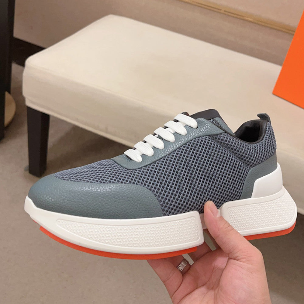 Bangjiani European Station Men s Shoes Board Shoes Trendy Brand Hairstylist Single Shoes Sports Shoes Mesh Summer Shoes Breathable New Style image 39