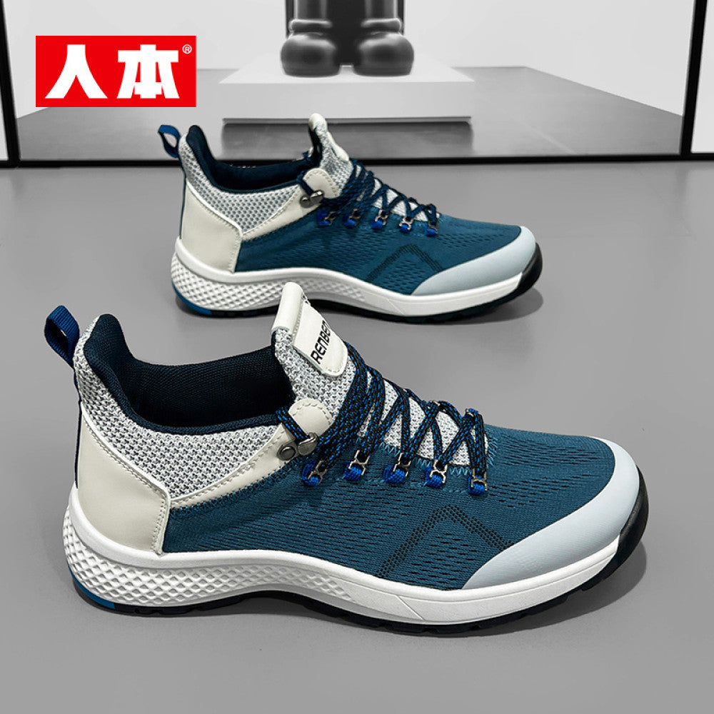 Renben men s shoes 2024 summer sports casual shoes new men s lightweight non slip soft sole breathable deodorant running shoes image 39