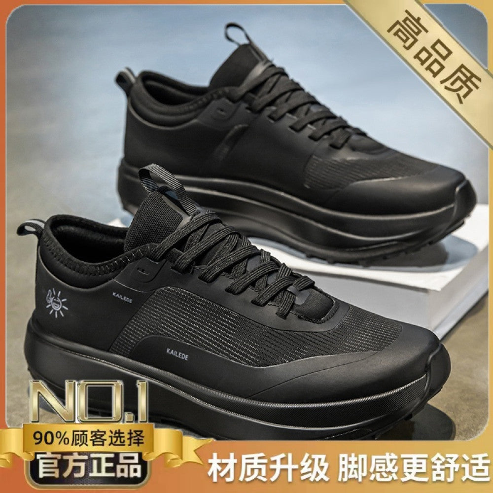 Men s shoes 2025 new summer casual versatile breathable explosive fashion anti slip thick sole height increasing dad shoes image 127