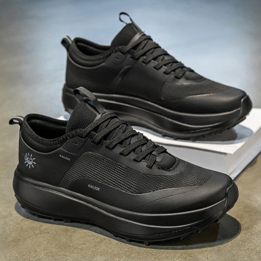 Men s shoes 2025 new summer casual versatile breathable explosive fashion anti slip thick sole height increasing dad shoes image 20