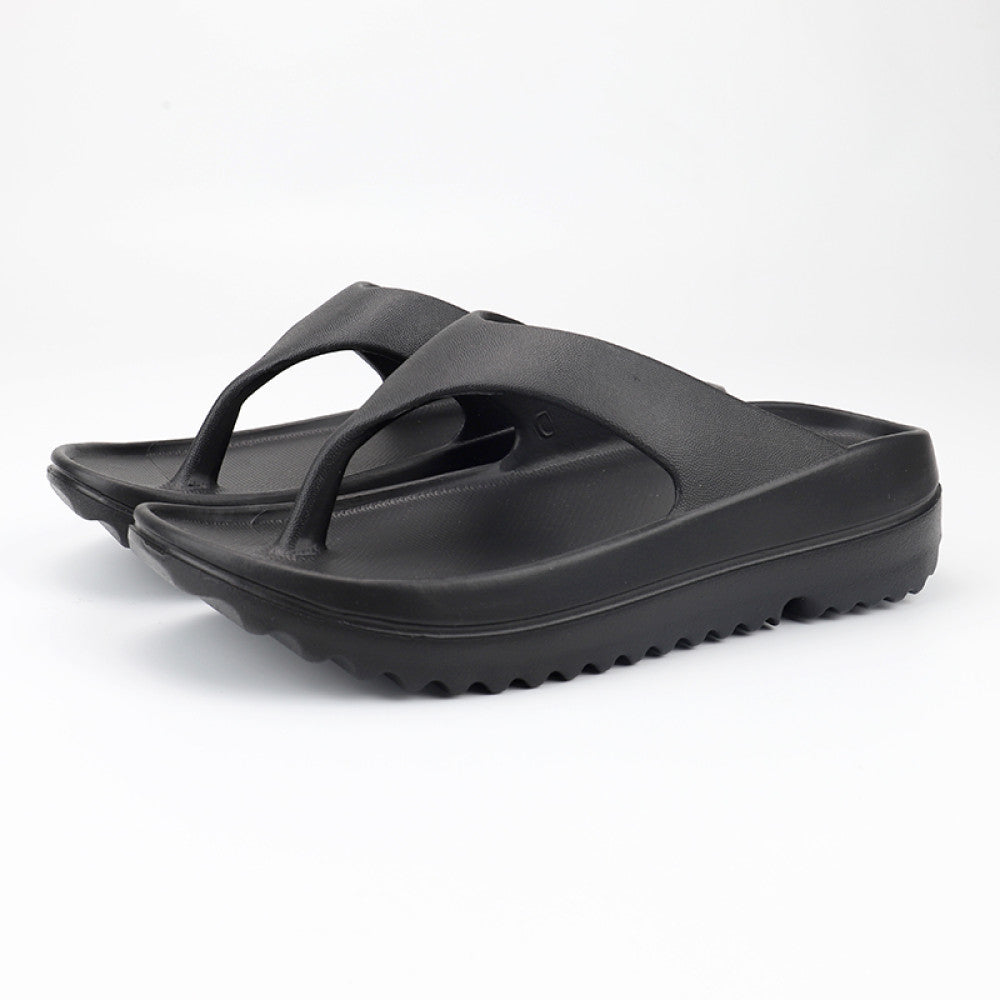 New herringbone slippers for women wearing summer fashion thick soled anti slip couple beach soft soled flip flops for men