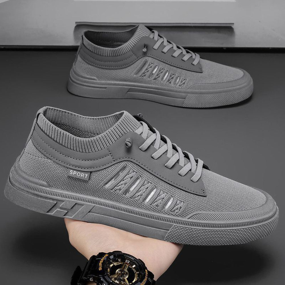 Men s shoes spring 2024 new sports casual cloth shoes men s work canvas men s linen flat shoes