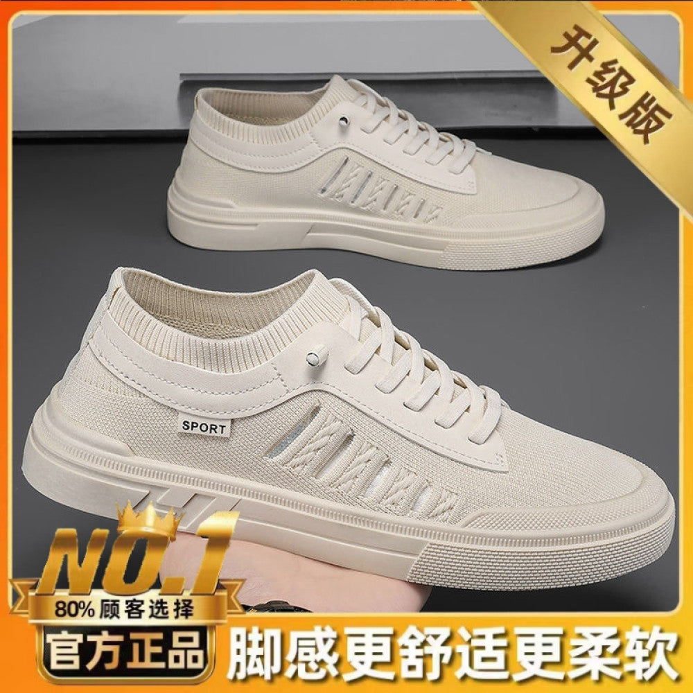 Men s shoes spring 2024 new sports casual cloth shoes men s work canvas men s linen flat shoes image 34