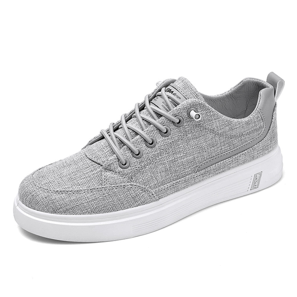 Old Beijing Cloth Shoes 2025 Summer Breathable Soft soled Work Shoes for Men Retro Lightweight Casual Board Shoes for Men image 5