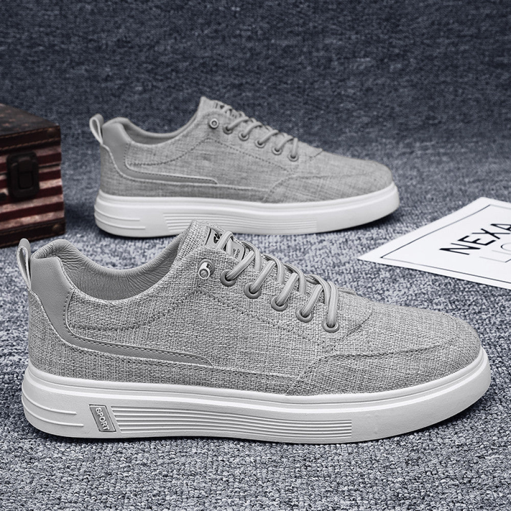Old Beijing Cloth Shoes 2025 Summer Breathable Soft soled Work Shoes for Men Retro Lightweight Casual Board Shoes for Men image 10