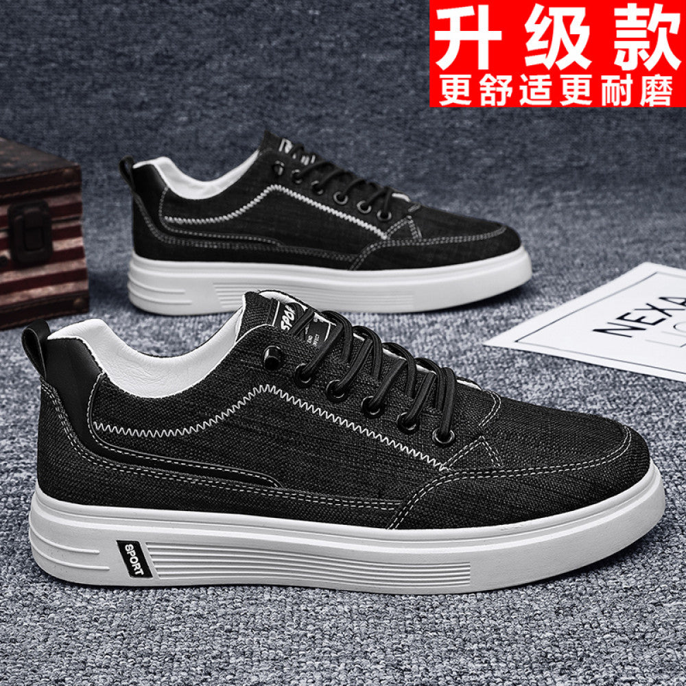 Old Beijing Cloth Shoes 2025 Summer Breathable Soft soled Work Shoes for Men Retro Lightweight Casual Board Shoes for Men image 98