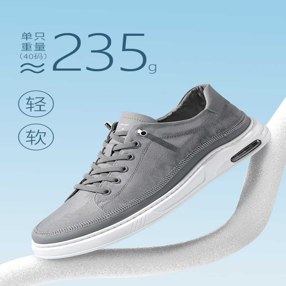 Septwolves men s canvas shoes summer new casual flat shoes men s low top lazy cloth shoes men s breathable sneakers image 3