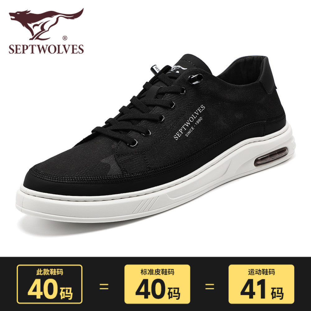 Septwolves men s canvas shoes summer new casual flat shoes men s low top lazy cloth shoes men s breathable sneakers image 17