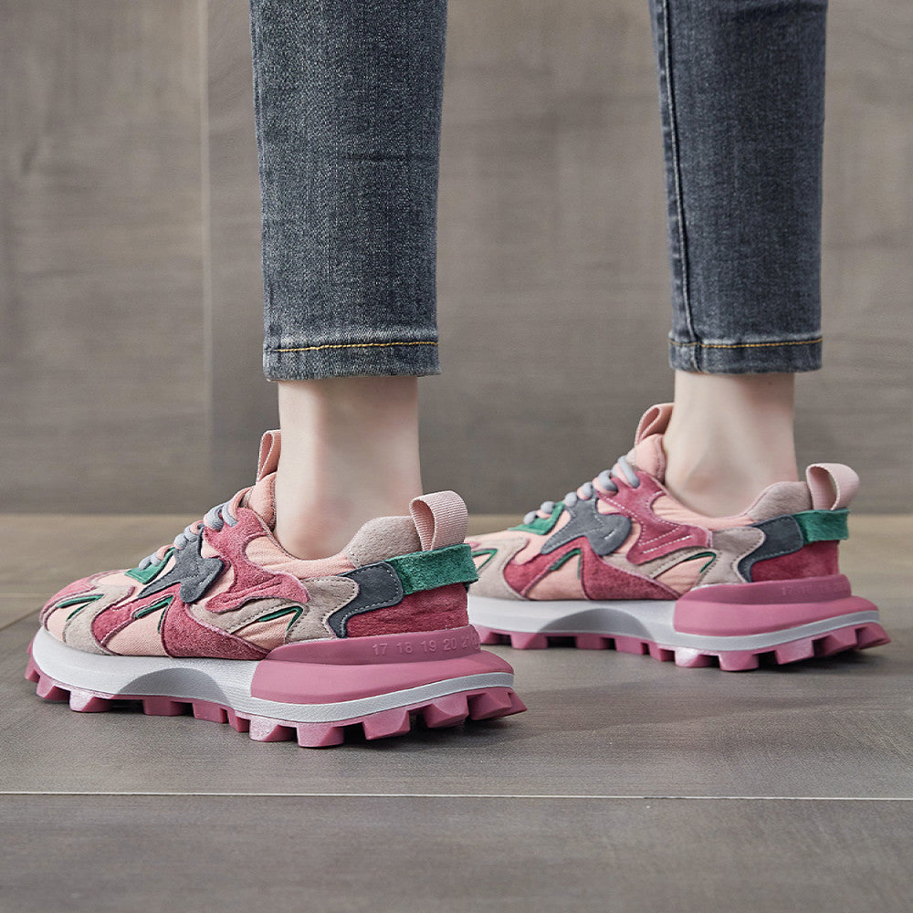 Little waist thick soled waffle Forrest Gump shoes for women 2025 new autumn popular super hot sports and leisure versatile dad shoes image 5