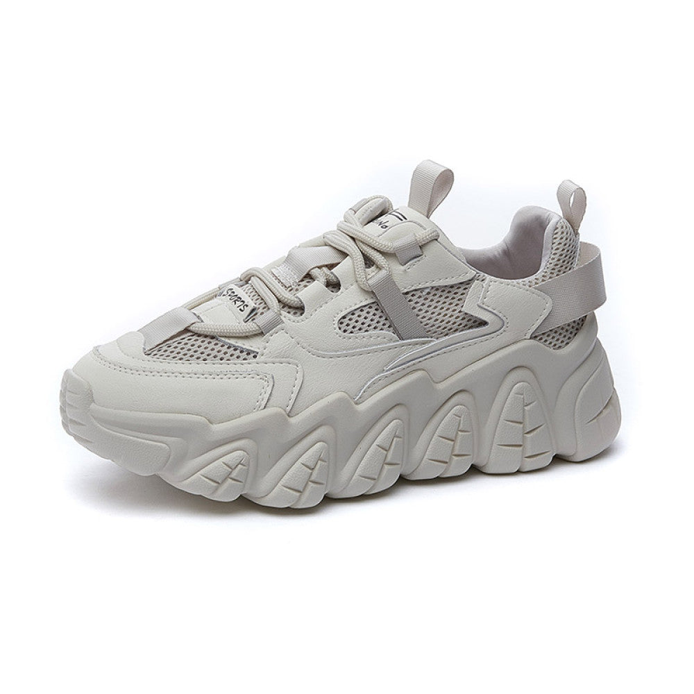 Genuine leather dad shoes for women summer 2025 new style popular all match thick soled breathable casual sports shoes ins trend image 20