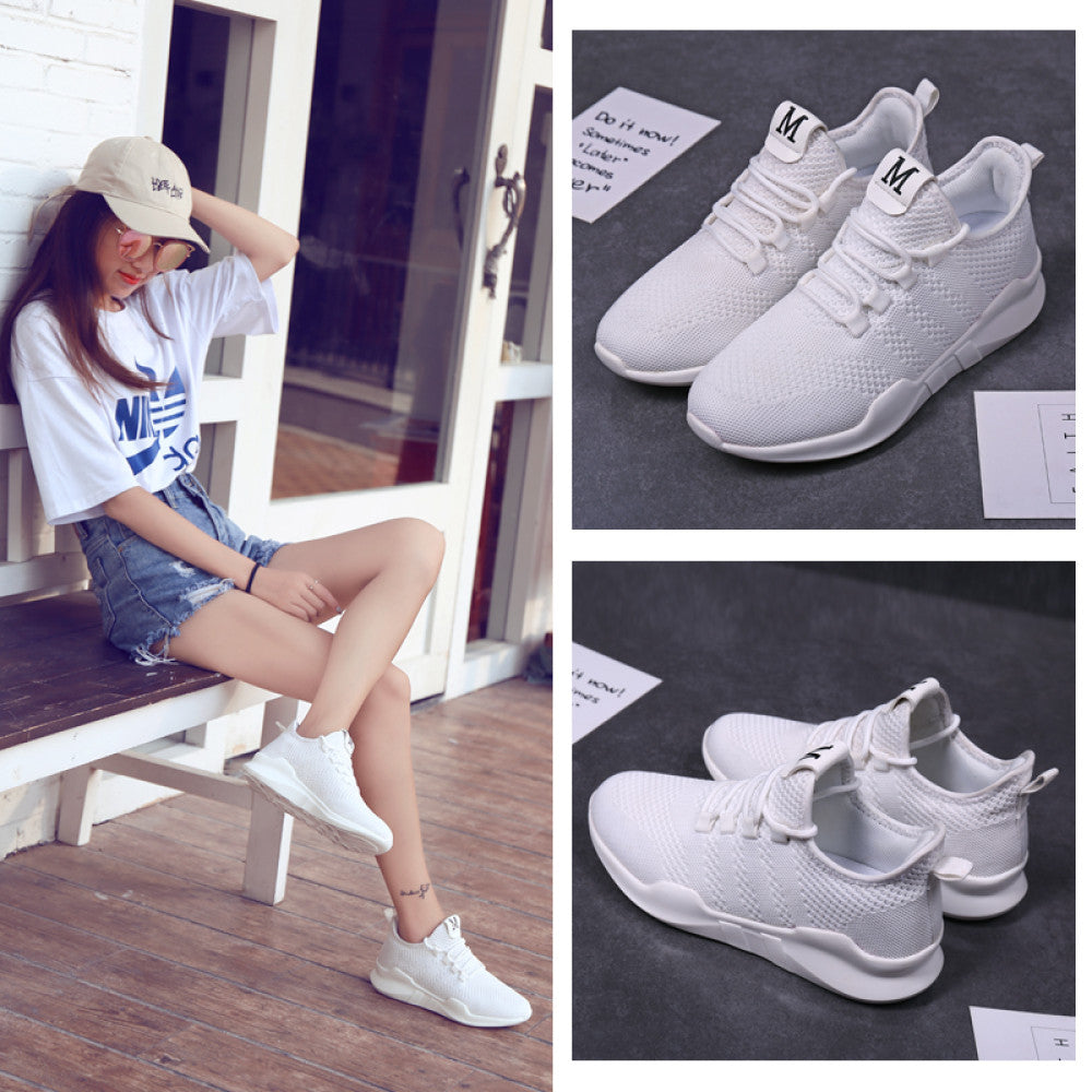 Summer height increasing women s shoes thin mesh breathable sports shoes mesh shoes girls white shoes 2024 new travel shoes image 21
