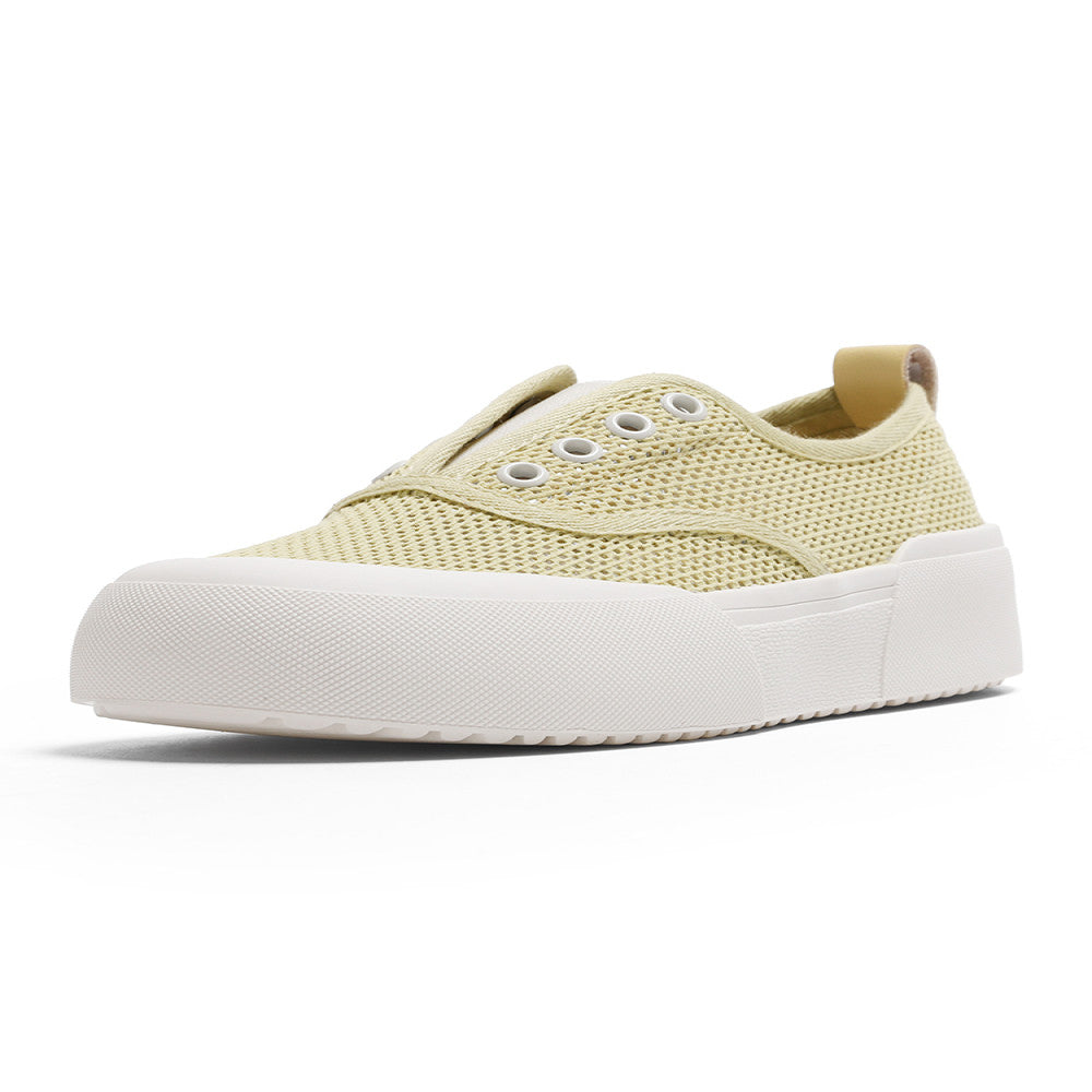 2025 Summer New Style Women s Mesh Breathable Slip On Slip On Canvas Shoes All match Sequined Casual Sneakers image 5