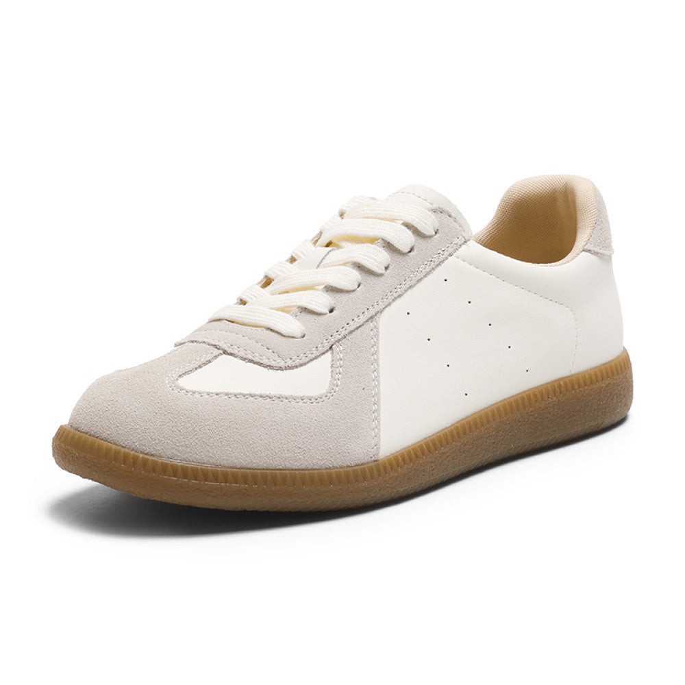 Genuine leather super soft cowhide sole Dexun shoes for women 2025 autumn new style flat soled versatile white shoes casual sports shoes image 7