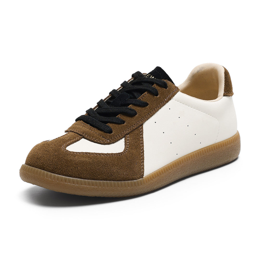 Genuine leather super soft cowhide sole Dexun shoes for women 2025 autumn new style flat soled versatile white shoes casual sports shoes image 26