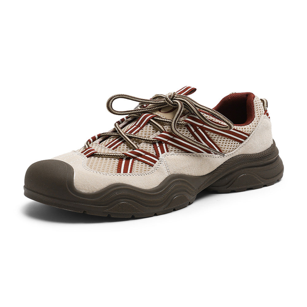 Thick soled height increasing dad shoes women s 2025 autumn new lightweight and versatile casual sports shoes outdoor hiking and mountaineering shoes image 5