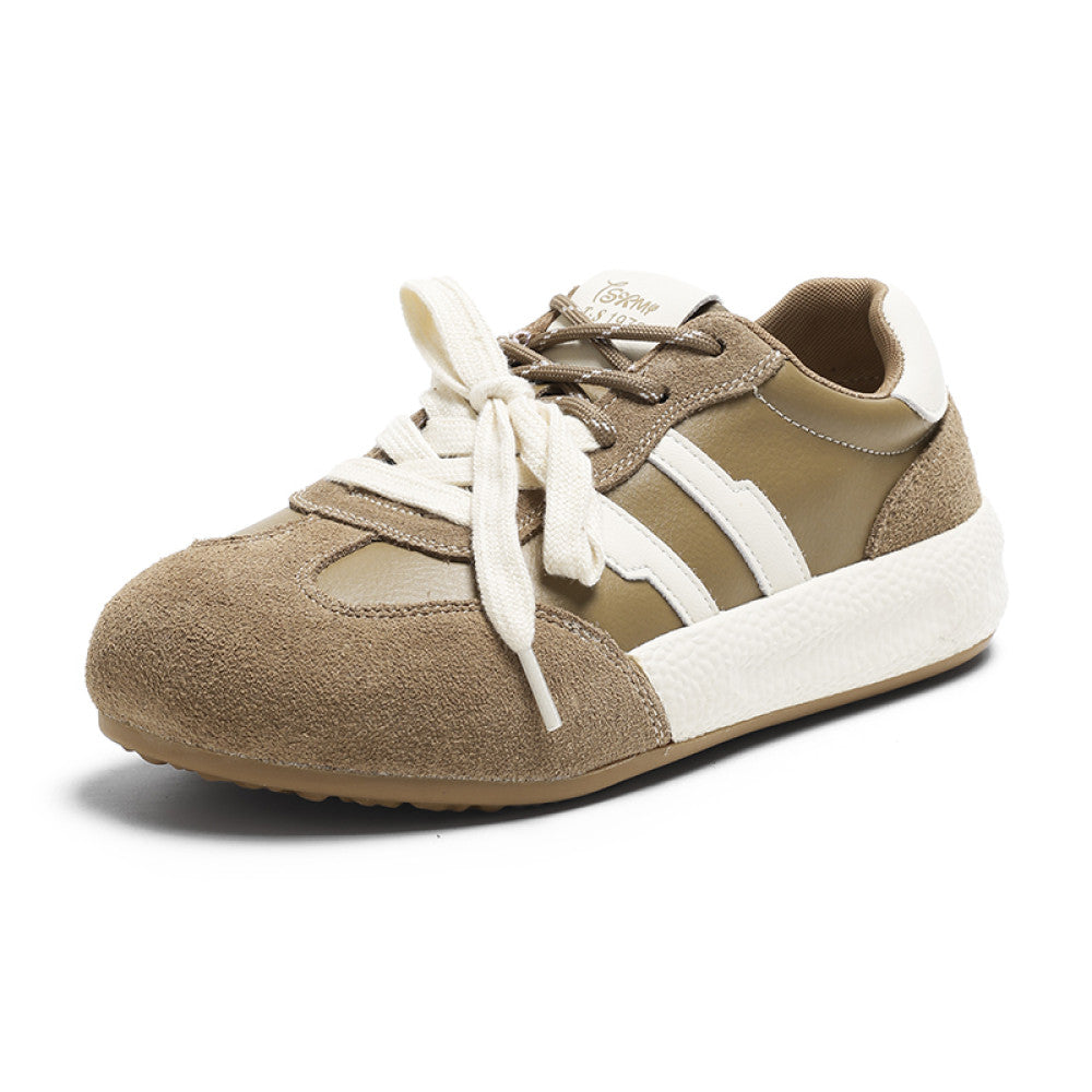Thick soled retro German training shoes for women 2025 autumn new item lightweight and versatile ugly and cute shoes round toe casual sports board shoes image 20