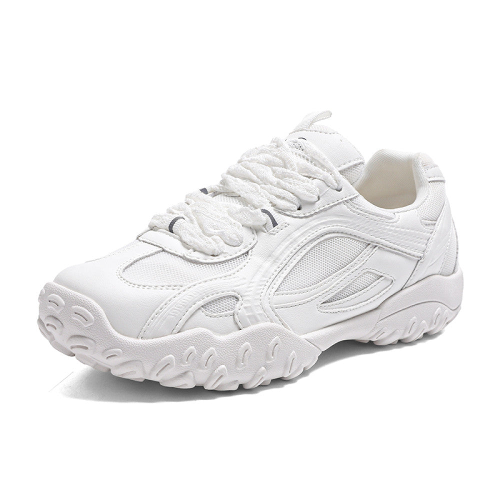 Real leather thick sole height increasing ballet training shoes for women in summer 2025 new casual versatile sports shoes breathable Forrest Gump shoes image 14