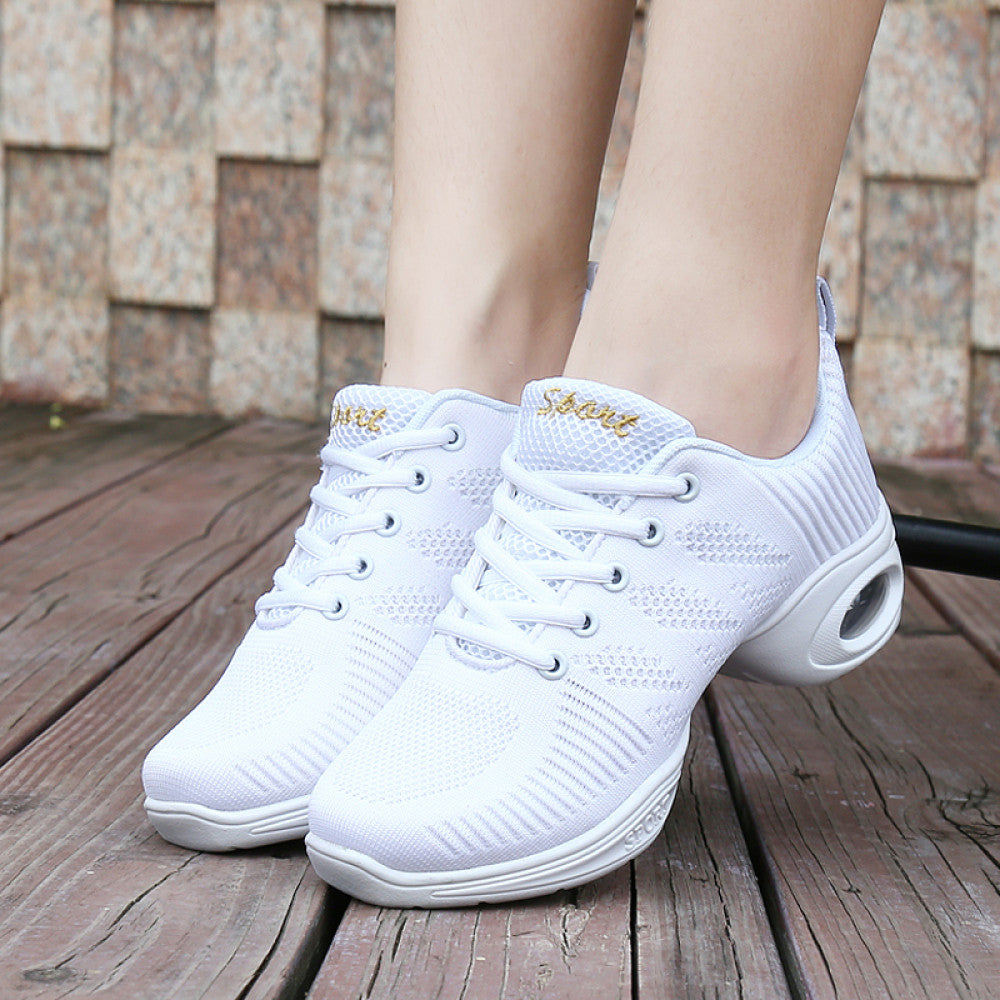 Dance shoes for female adult outdoor square dance breathable mesh dance shoes with soft soles that are not tiring for the feet mother s shoes image 25