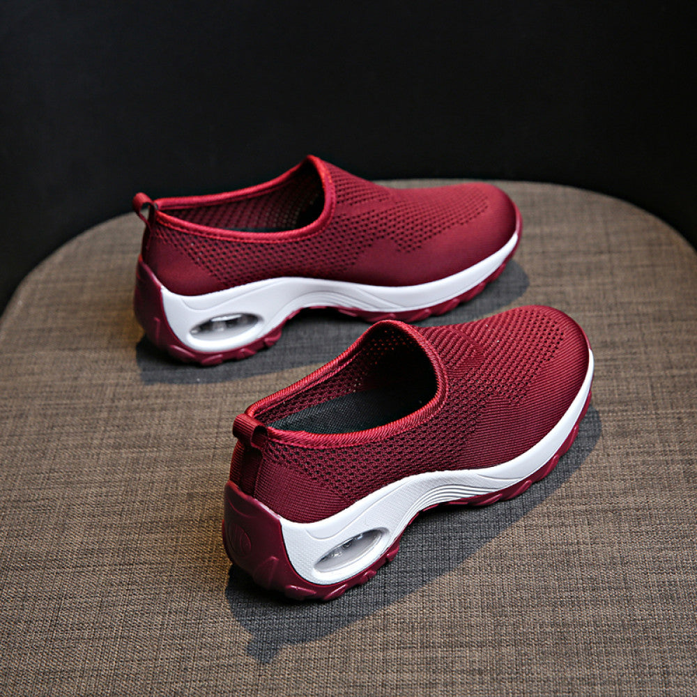 Soft sole elderly shoes women s sports wide foot mother shoes one step spring and summer middle aged grandmother shoes non slip walking shoes image 10