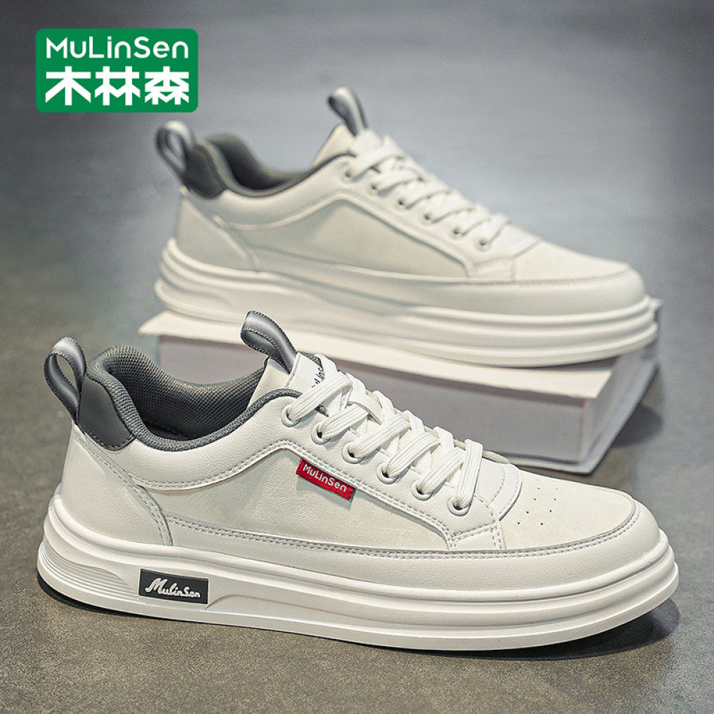 Mulinsen men s shoes 2025 new autumn work men s sneakers soft sole summer casual shoes small white trendy shoes image 60