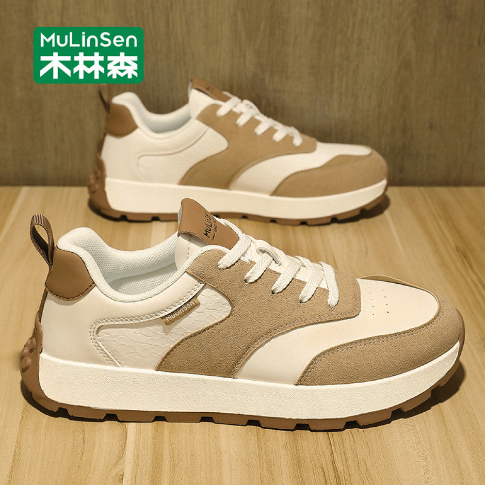 Wooden Forest Forrest Gump Men s 2025 New Men s Shoes Spring and Autumn Edition Travel Height Increase Thick Bottom Leisure Sports Dad Shoes Men image 26