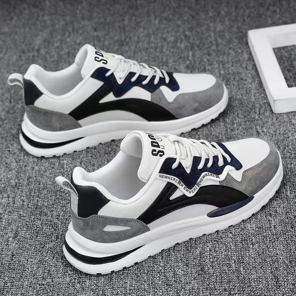 Men s shoes 2025 new autumn breathable lightweight non slip wear resistant casual shoes versatile low top athletic dad shoes trendy sneakers image 3