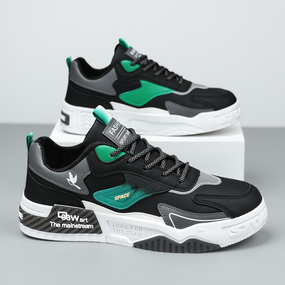 Men s shoes summer new style 2025 trend versatile workwear shoes student anti slip men s sports shoes waterproof board shoes image 22