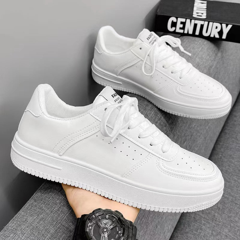 White shoes men s shoes 2025 summer breathable new casual shoes Korean style all match sports shoes student shoes men image 34