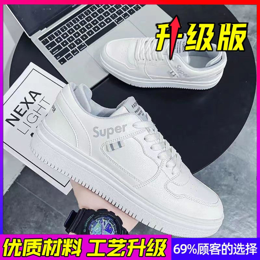 White shoes men s shoes 2025 summer breathable new casual shoes Korean style all match sports shoes student shoes men image 54