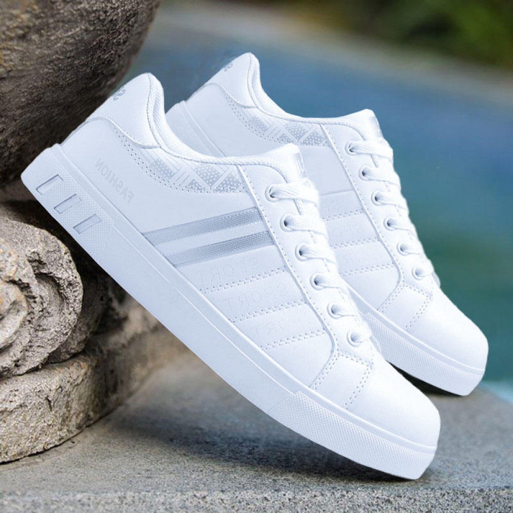 White shoes men s shoes 2025 summer breathable new casual shoes Korean style all match sports shoes student shoes men image 84