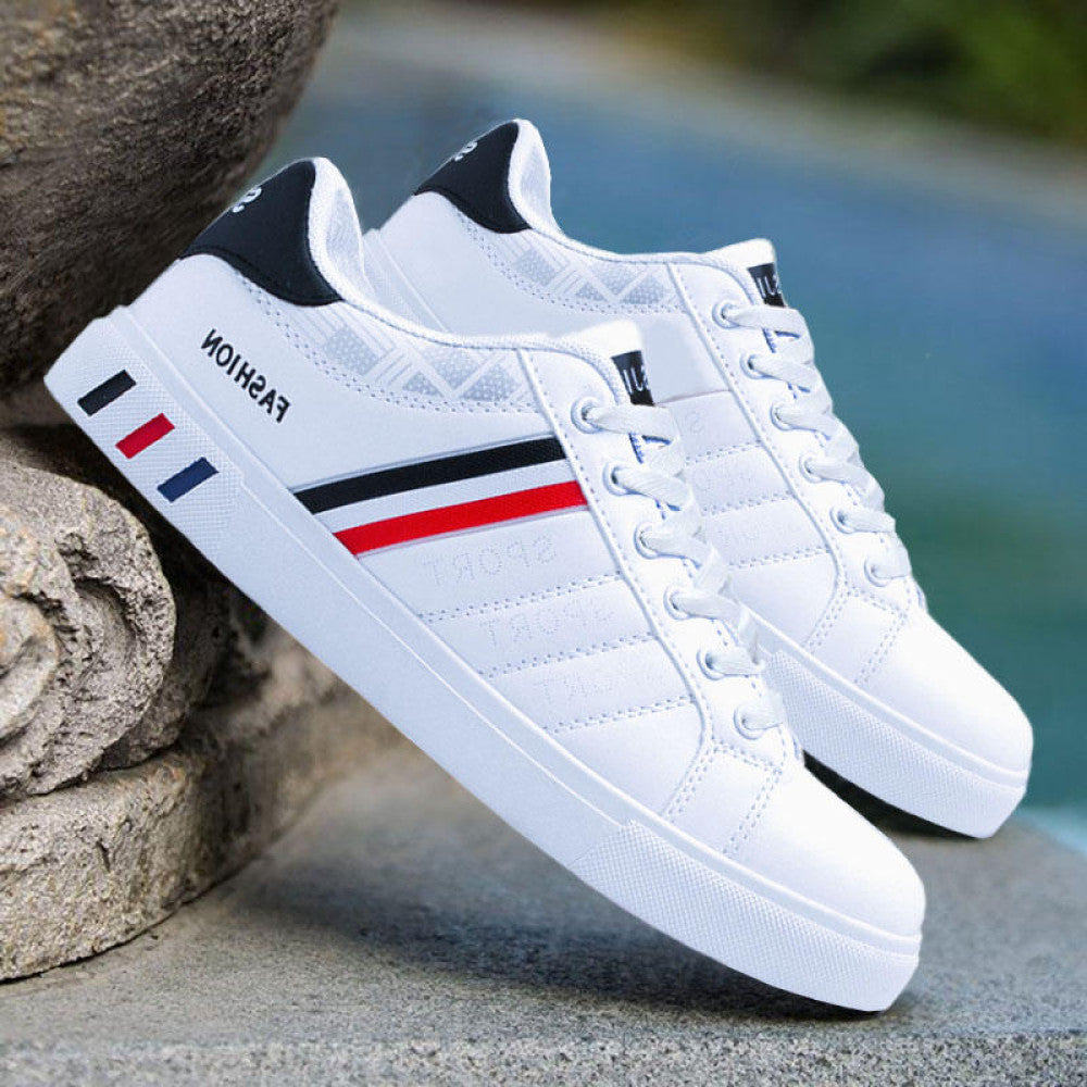 White shoes men s shoes 2025 summer breathable new casual shoes Korean style all match sports shoes student shoes men image 96