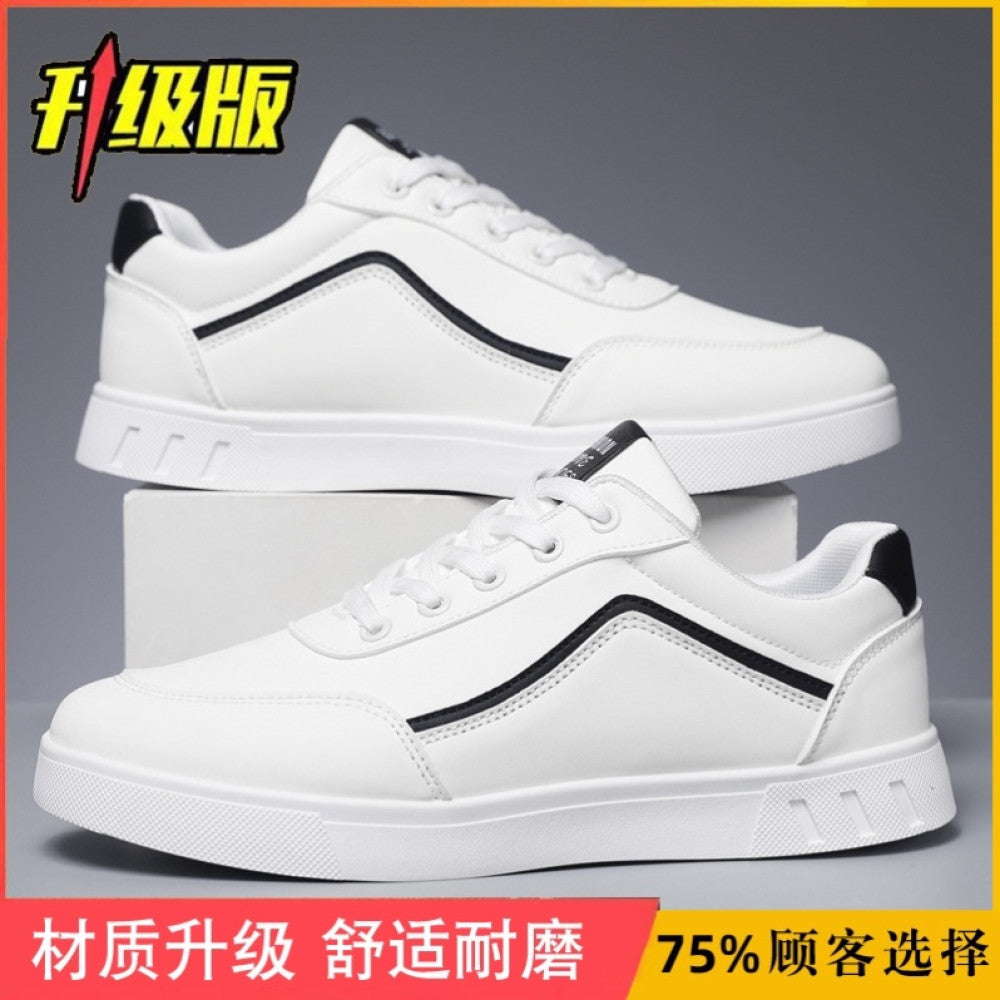 Men s shoes 2025 new summer breathable lightweight non slip and wear resistant casual shoes all match low top sports shoes trendy shoes