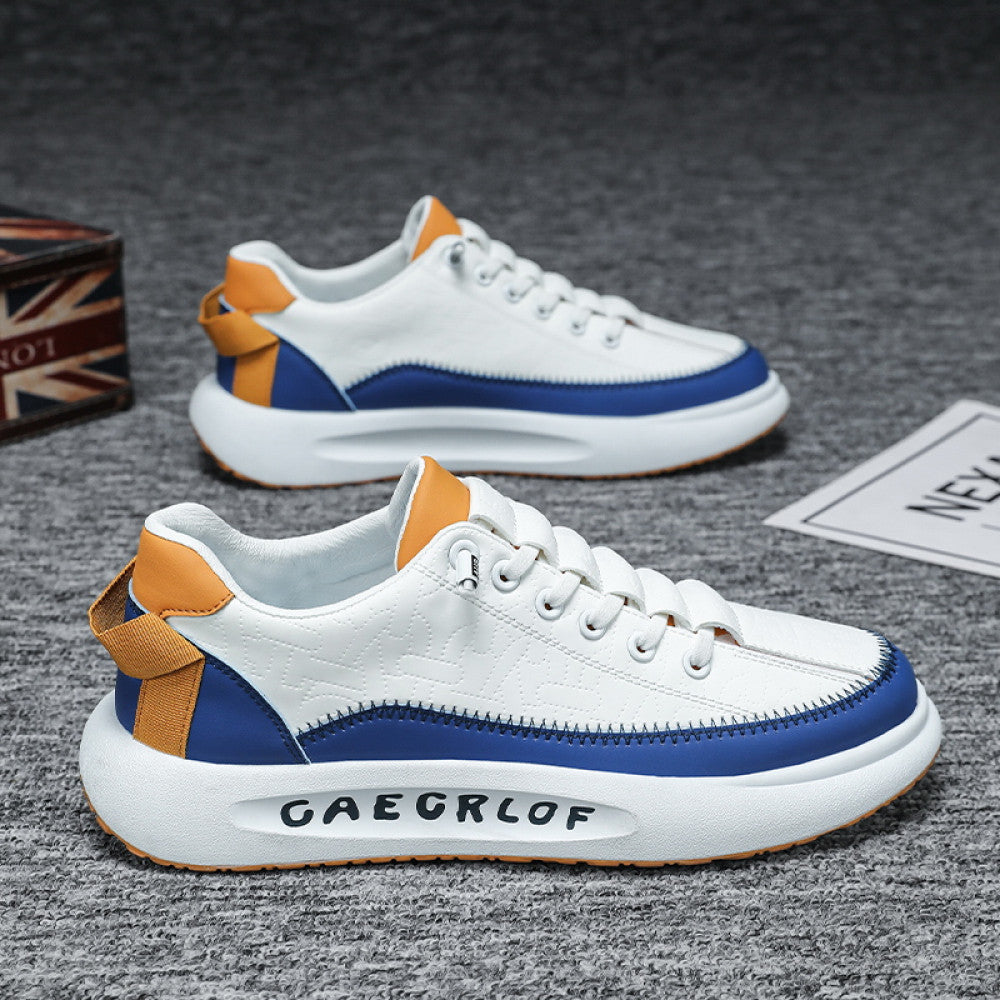 Men s shoes 2025 new sports and leisure shoes summer breathable youth internet famous trendy shoes lightweight and versatile shoes image 0