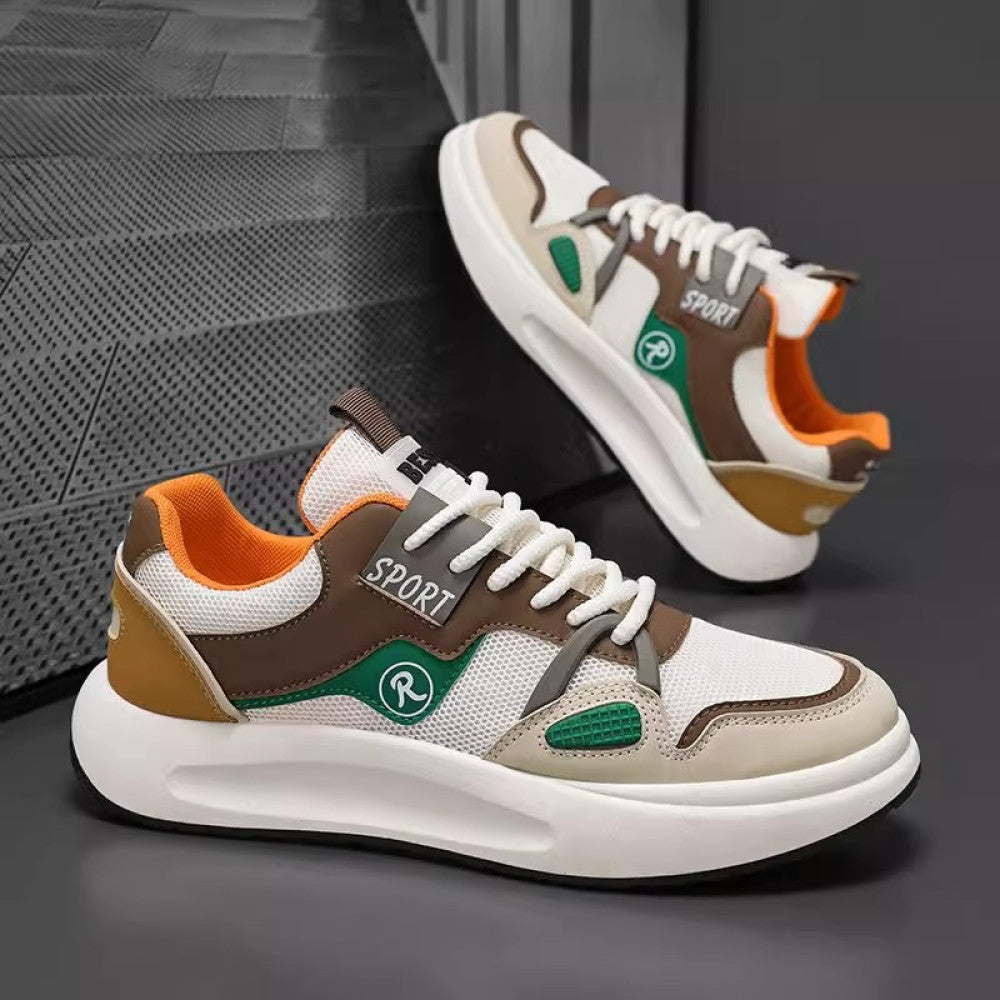 Men s shoes 2025 new summer breathable mesh casual sports shoes men s trendy all match Forrest Gump shoes dad fashion shoes image 2